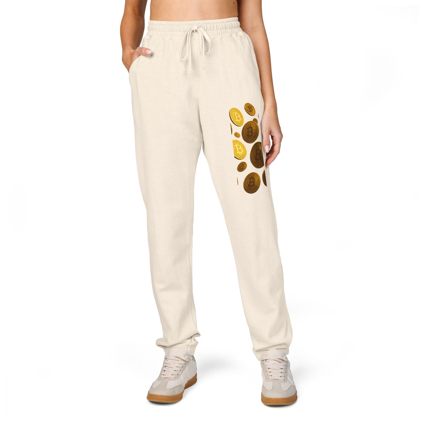 Crypto/Bitcoin - Garment-Dyed Fleece Sweatpants