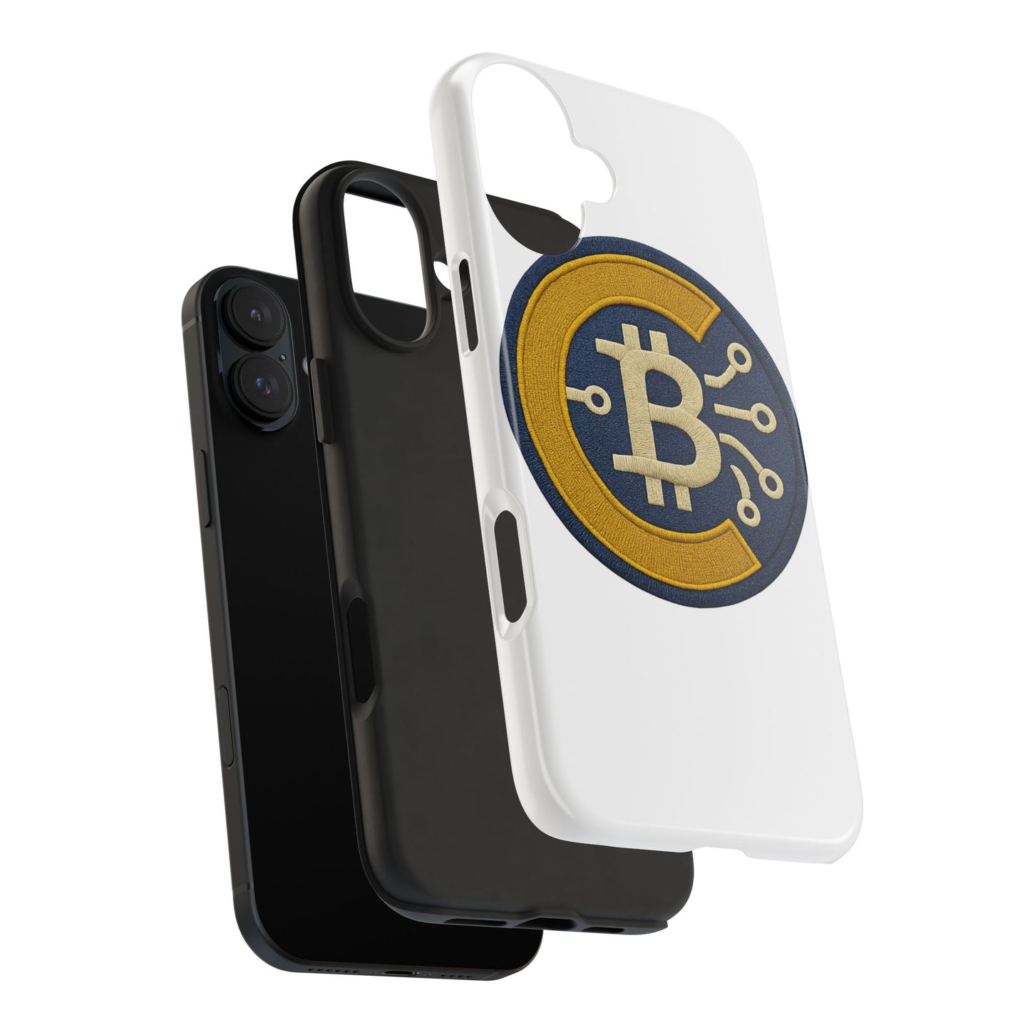 Bitcoin Tech Phone Cases, Cryptocurrency Phone Cover, iPhone and Samsung Case
