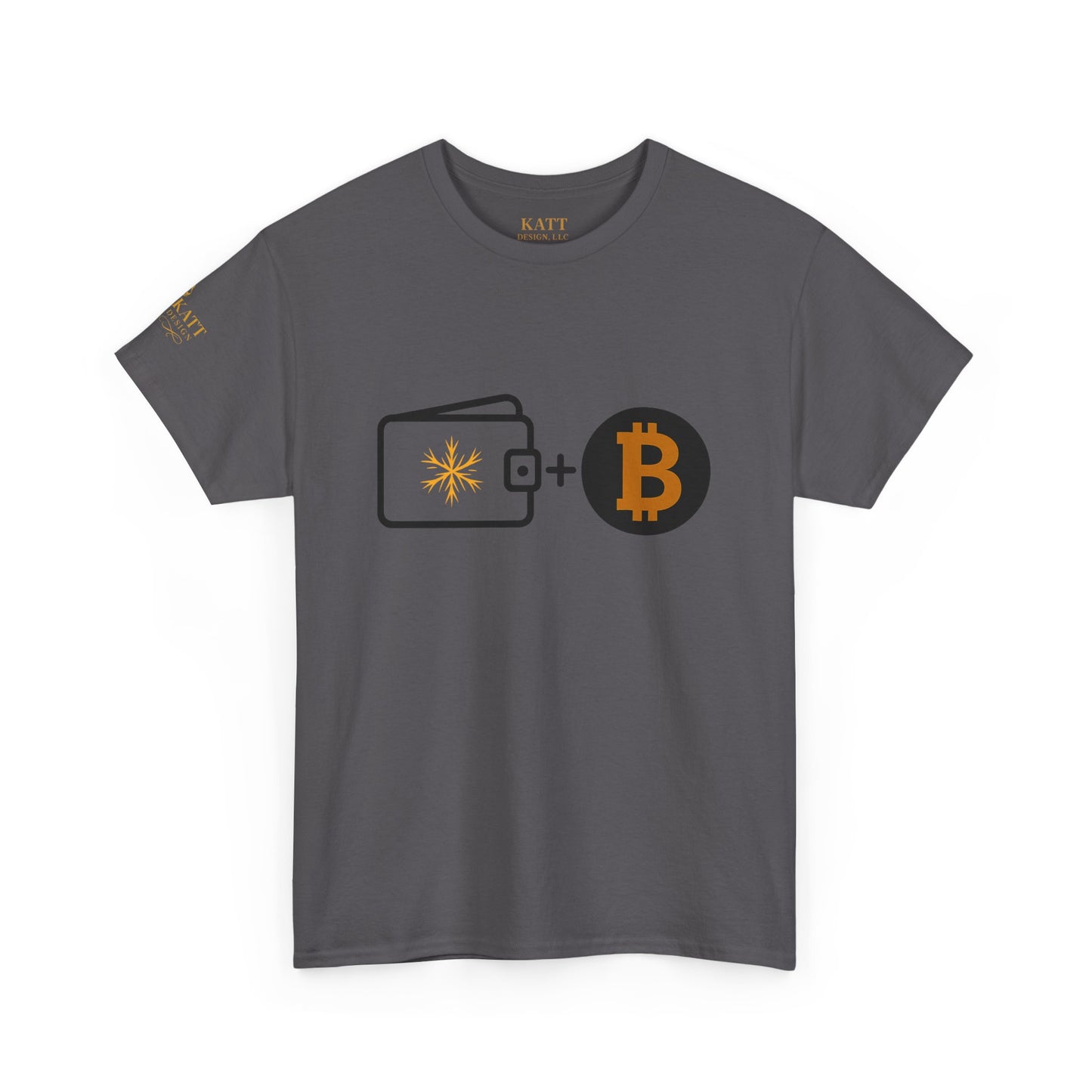 Cold Wallet - Bitcoin - Non Deficiam; "I Will Not Fail" - Unisex Heavy Cotton Tee