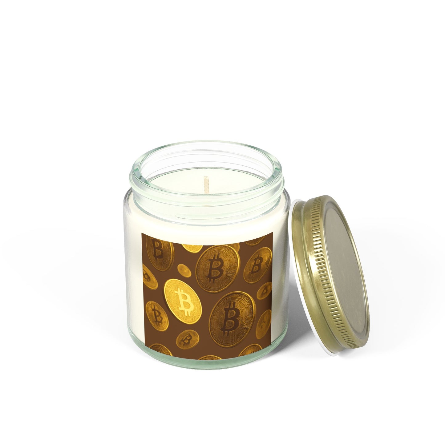 Bitcoin Scented Candle Set, Cozy Home Fragrance, Gift for Crypto Lovers, Aromatherapy Candle, Unique Décor Item