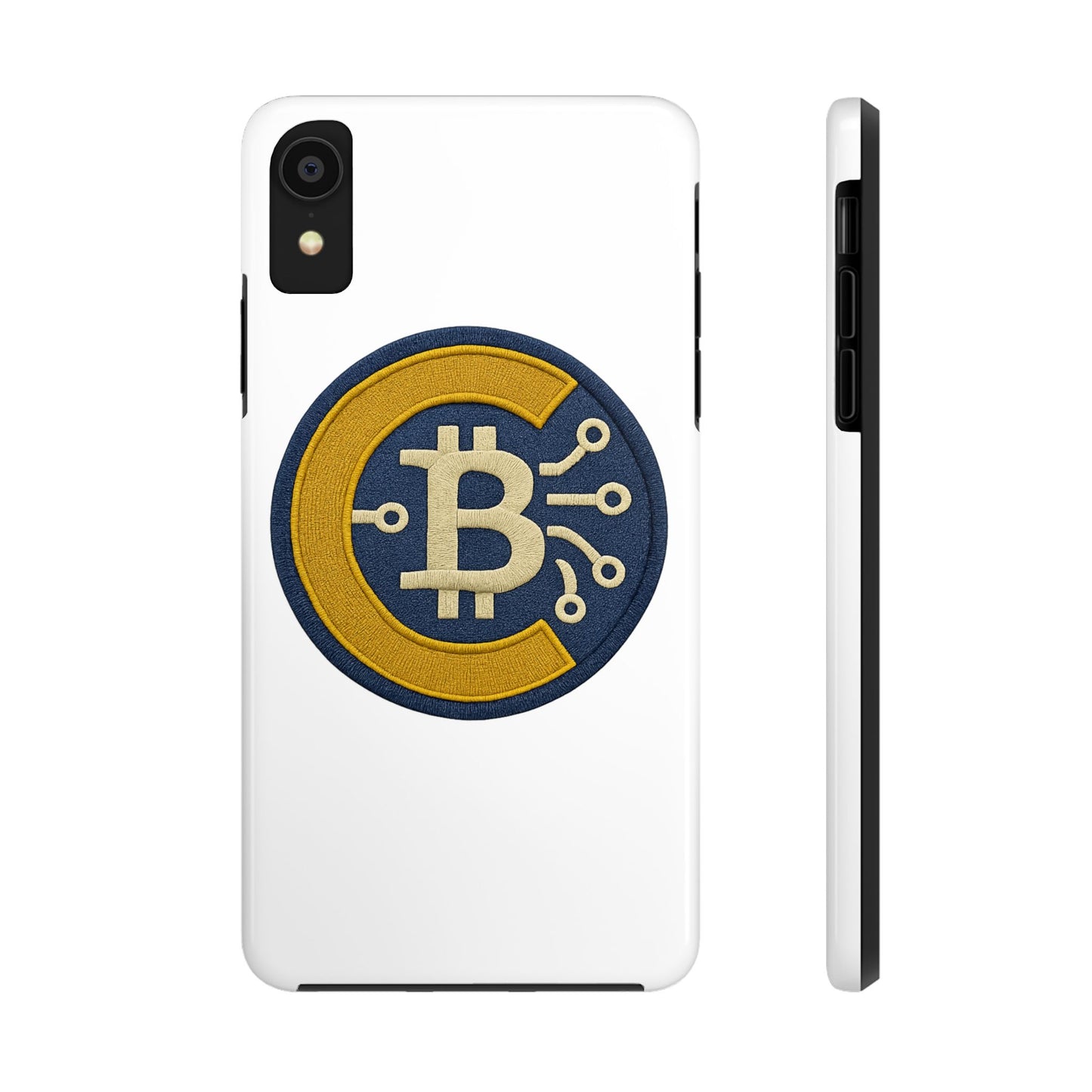Bitcoin Tech Phone Cases, Cryptocurrency Phone Cover, iPhone and Samsung Case