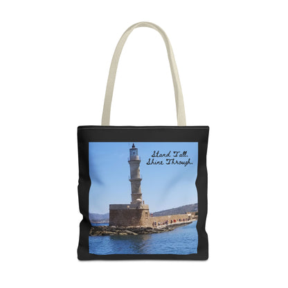"Stand Tall" Lighthouse - Tote Bag, Eco-Friendly, Stylish Networker
