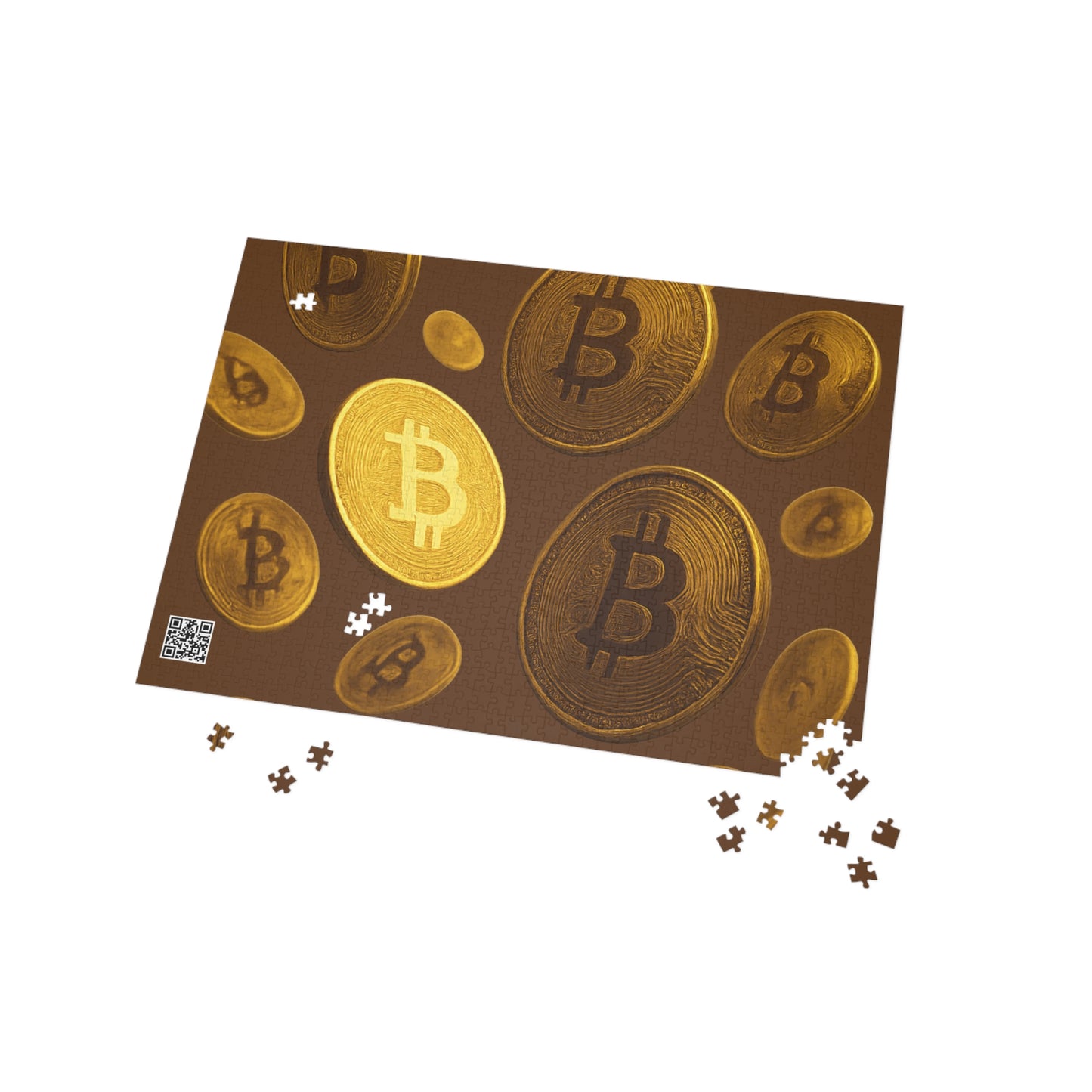Puzzle - Bitcoin Crypto, Fun for Game Night, Self-Care Activity, Puzzle Lovers, Bitcoin Puzzle