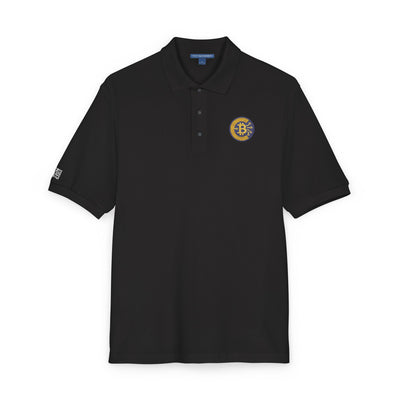 Polo bordado con criptomoneda y bitcoin, ropa informal, regalo para él, atuendo diario, moda de golf