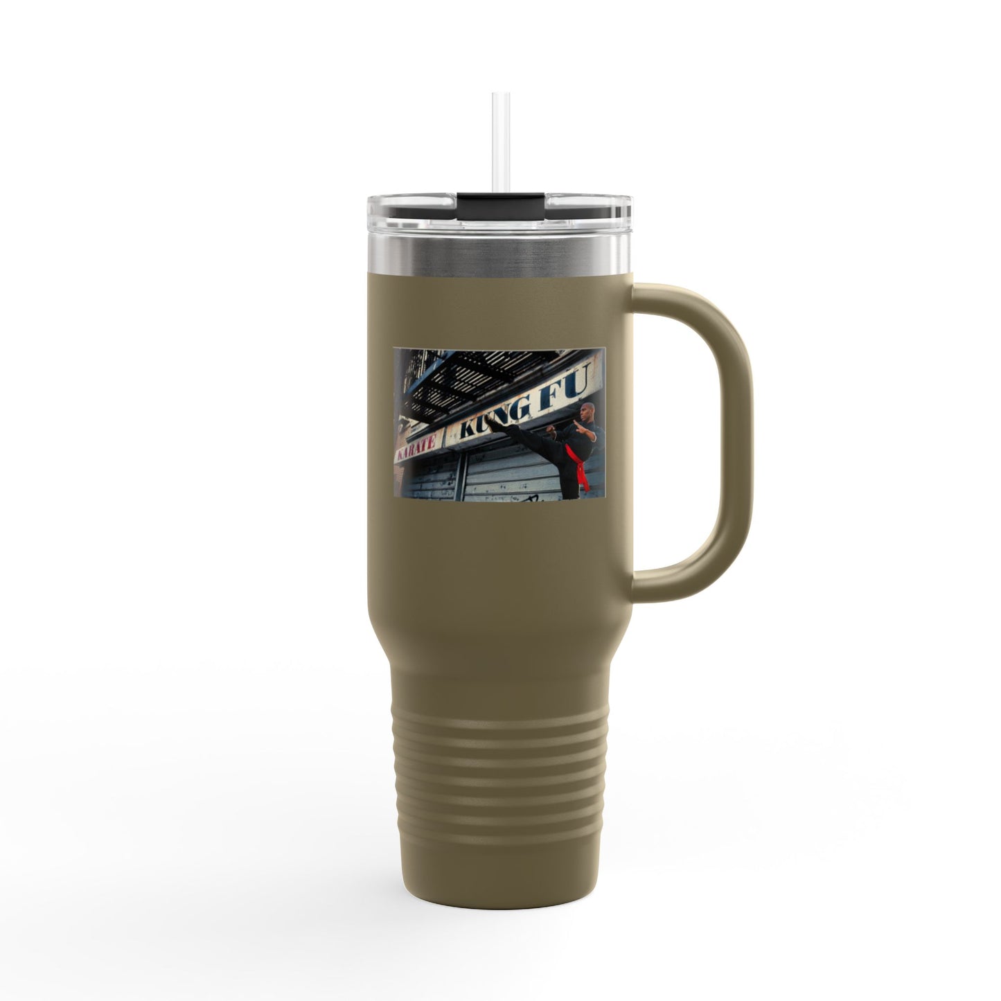 Kung Fu - Martial Arts Design — Insulated Travel Mug 40oz