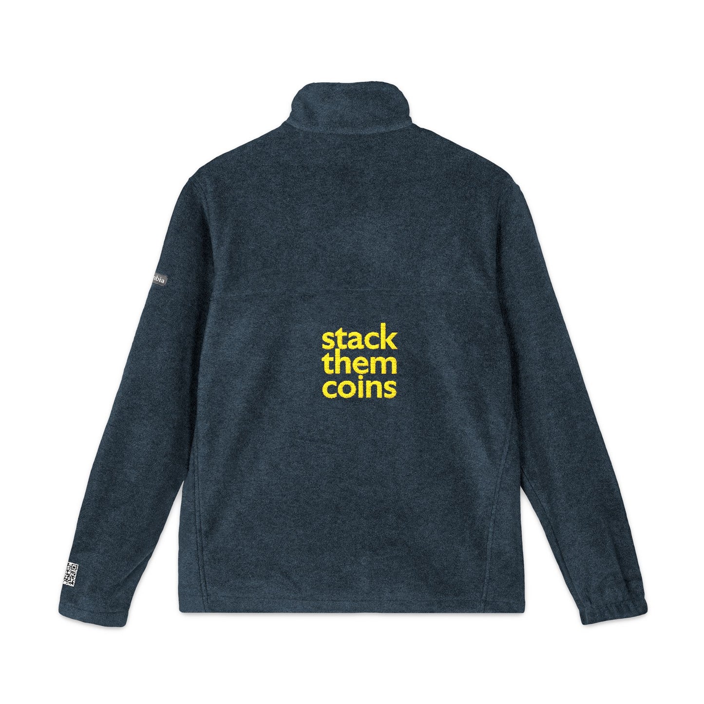 Sleek Bitcoin Fleece Jacket | Cozy Outerwear for Crypto Lovers | Perfect Gift for Techies & Trendsetters, Warm, Stylish, Embroidered