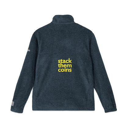 Chaqueta polar Bitcoin elegante | Abrigo acogedor para amantes de las criptomonedas | Regalo perfecto para expertos en tecnología y creadores de tendencias. Cálida, elegante y bordada.