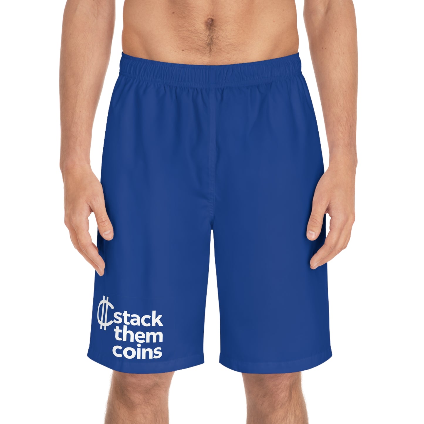 Shorts de criptomoneda para hombre: apila monedas, trajes de baño, ropa de playa, estilo veraniego, regalo para él, estilo de vida activo, fiesta en la piscina 