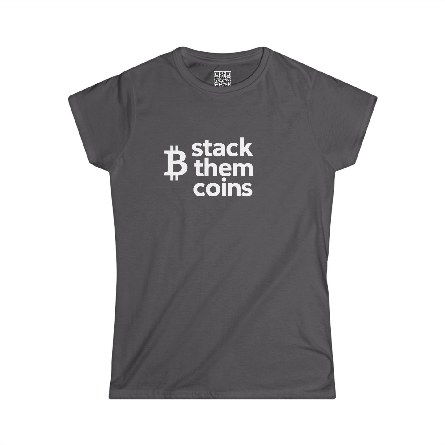 Bitcoin/Cryptocurrency Women’s Softstyle Tee – Perfect for Everyday Wear, Gifts, Casual Outfits, Eco-Friendly Fashion, Inspirational Quote CryptoShirt