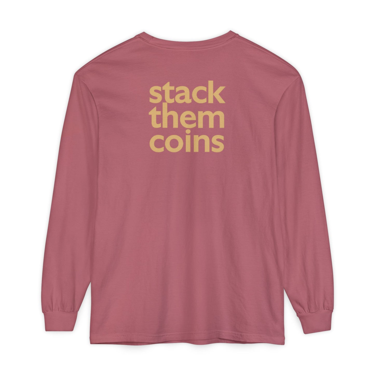 Cryptocurrency Long Sleeve T-Shirt - Casual Wear, Minimalist Style, Everyday Comfort, Streetwear Essentials