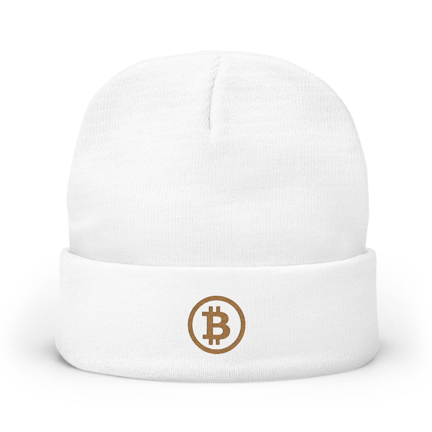 Bitcoin/Crypto - Knit Beanie (Embroidery)