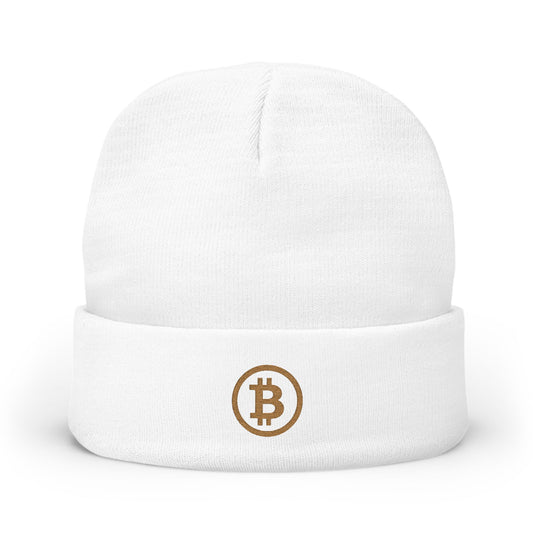 Bitcoin/Crypto - Knit Beanie (Embroidery)