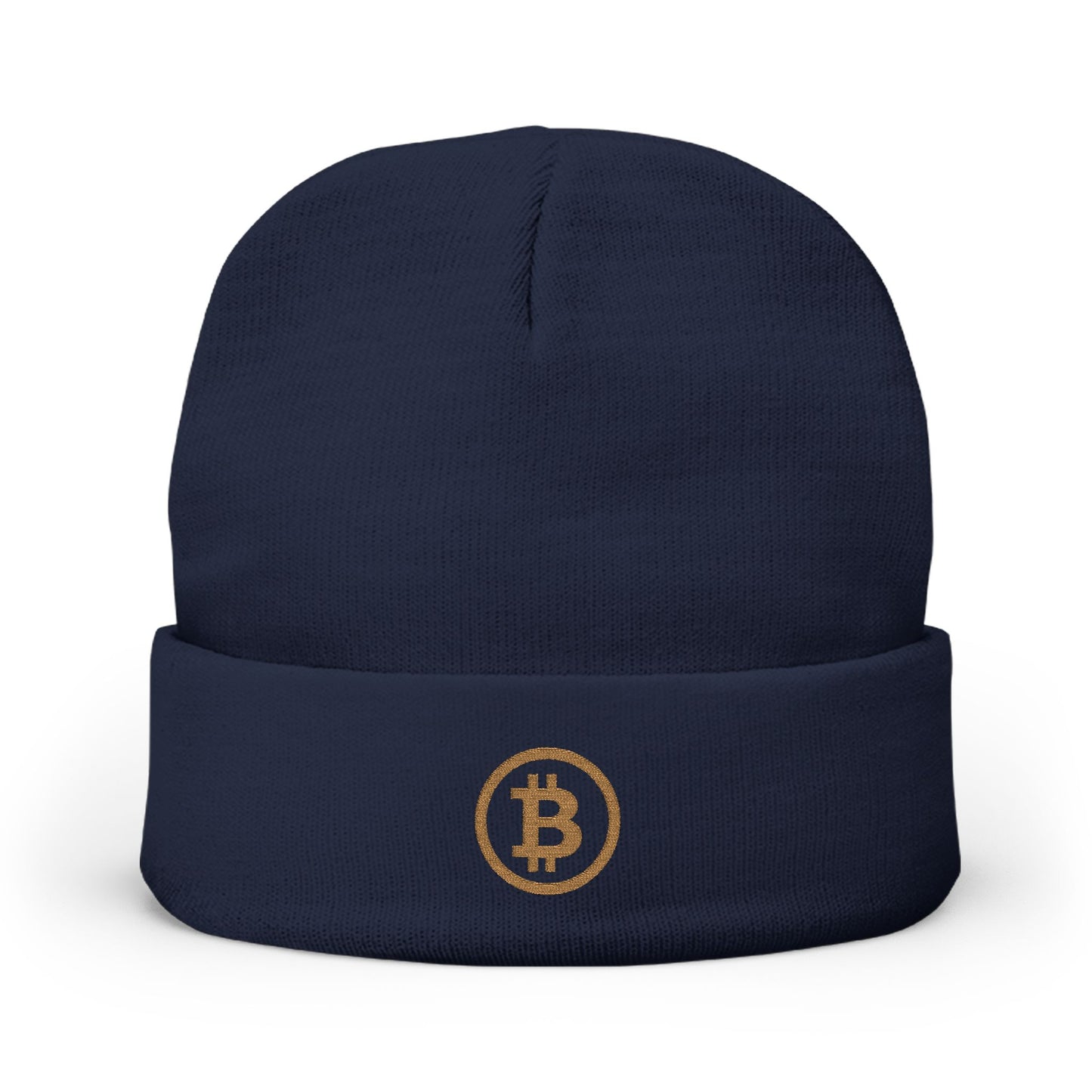 Bitcoin/Crypto - Knit Beanie (Embroidery)