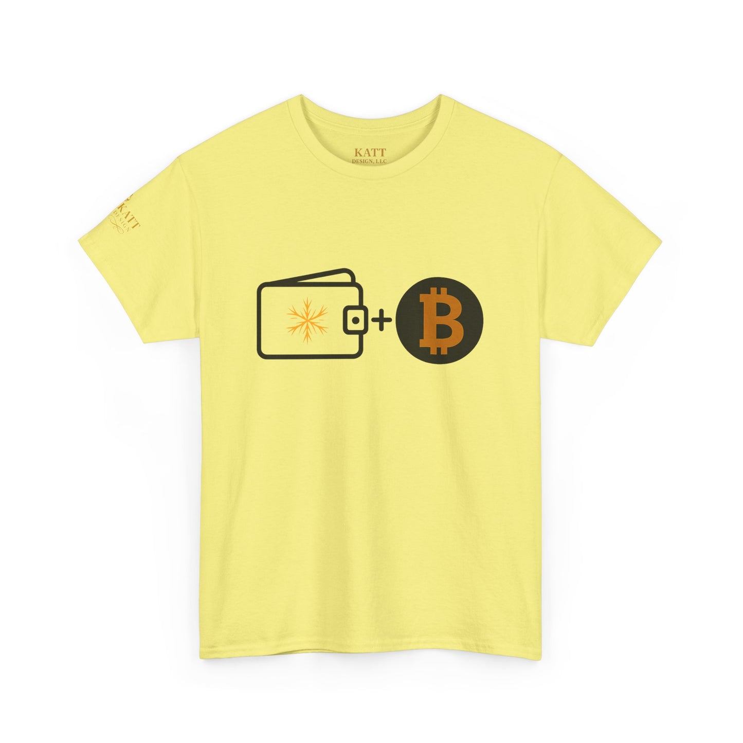 Cold Wallet - Bitcoin - Non Deficiam; "I Will Not Fail" - Unisex Heavy Cotton Tee