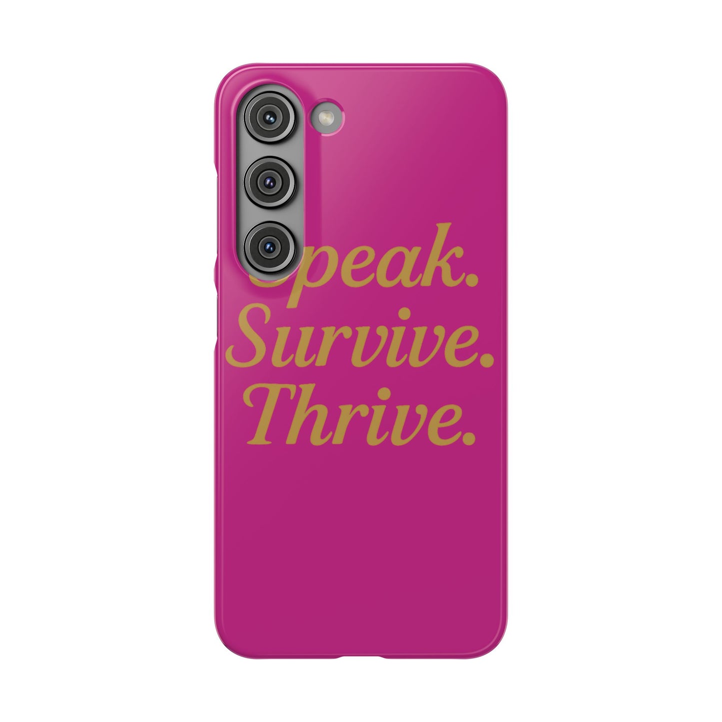 Snap Case for Samsung & iPhone — Find Your Voice Design