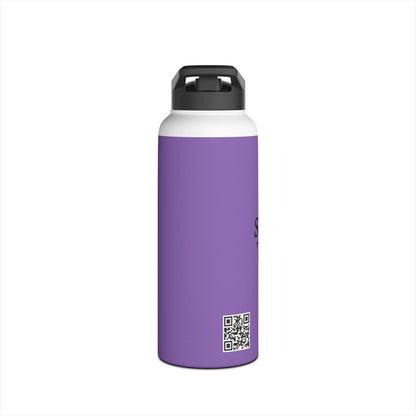 Sobreviviendo a la violencia doméstica: botella de agua de acero inoxidable inspiradora, recipiente para bebida motivacional para fitness, senderismo, gimnasio, viajes, regalo ecológico.