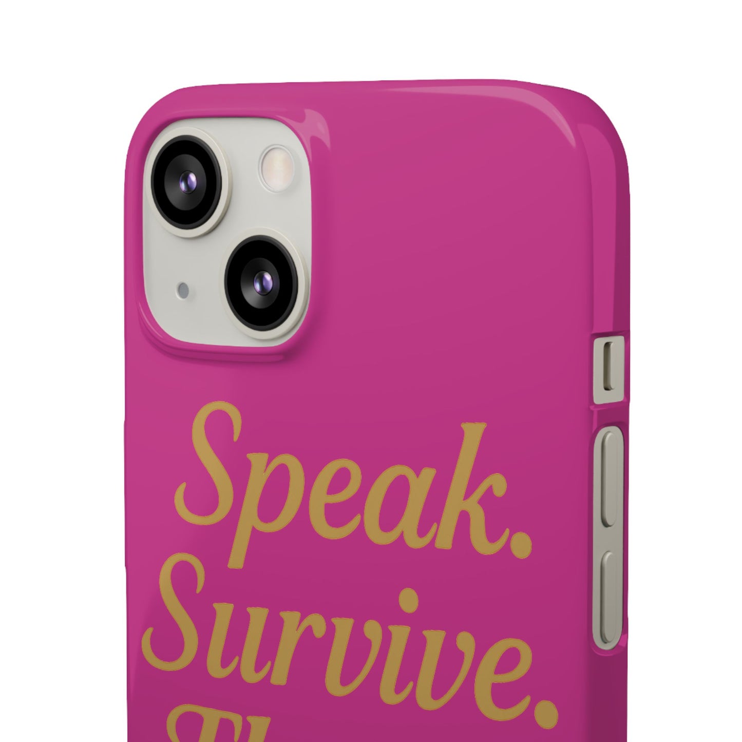 Snap Case for Samsung & iPhone — Find Your Voice Design