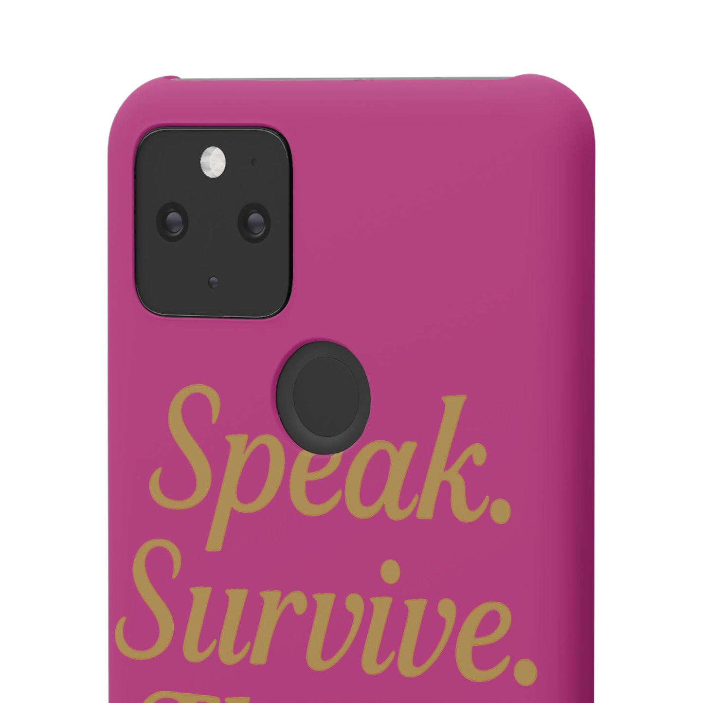 Snap Case for Samsung & iPhone — Find Your Voice Design