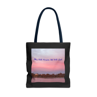Move with Purpose - Tote Bag, Eco-Friendly, Stylish Networker