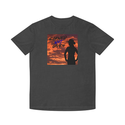 “Earned Not Given” Cowboy Sunset T‑Shirt