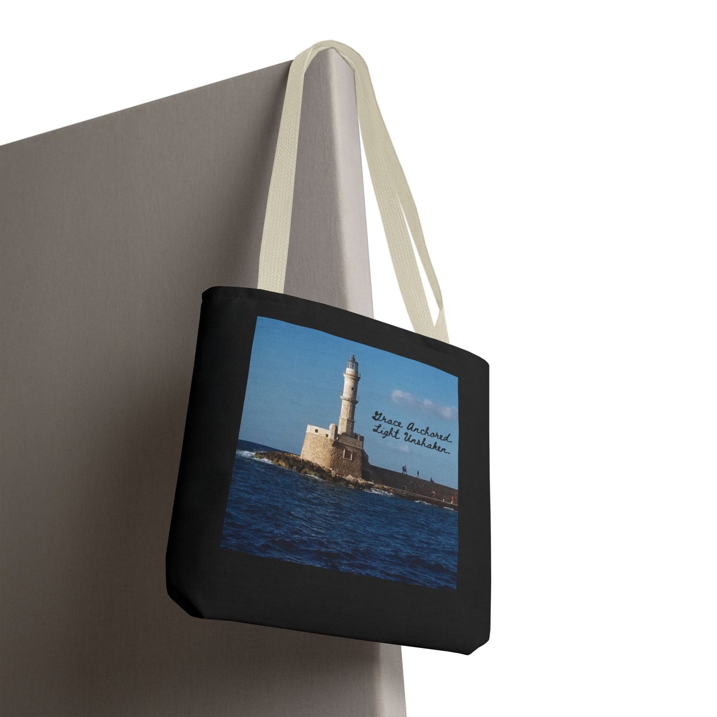 "Grace" Lighthouse - Tote Bag, Eco-Friendly, Stylish Networker