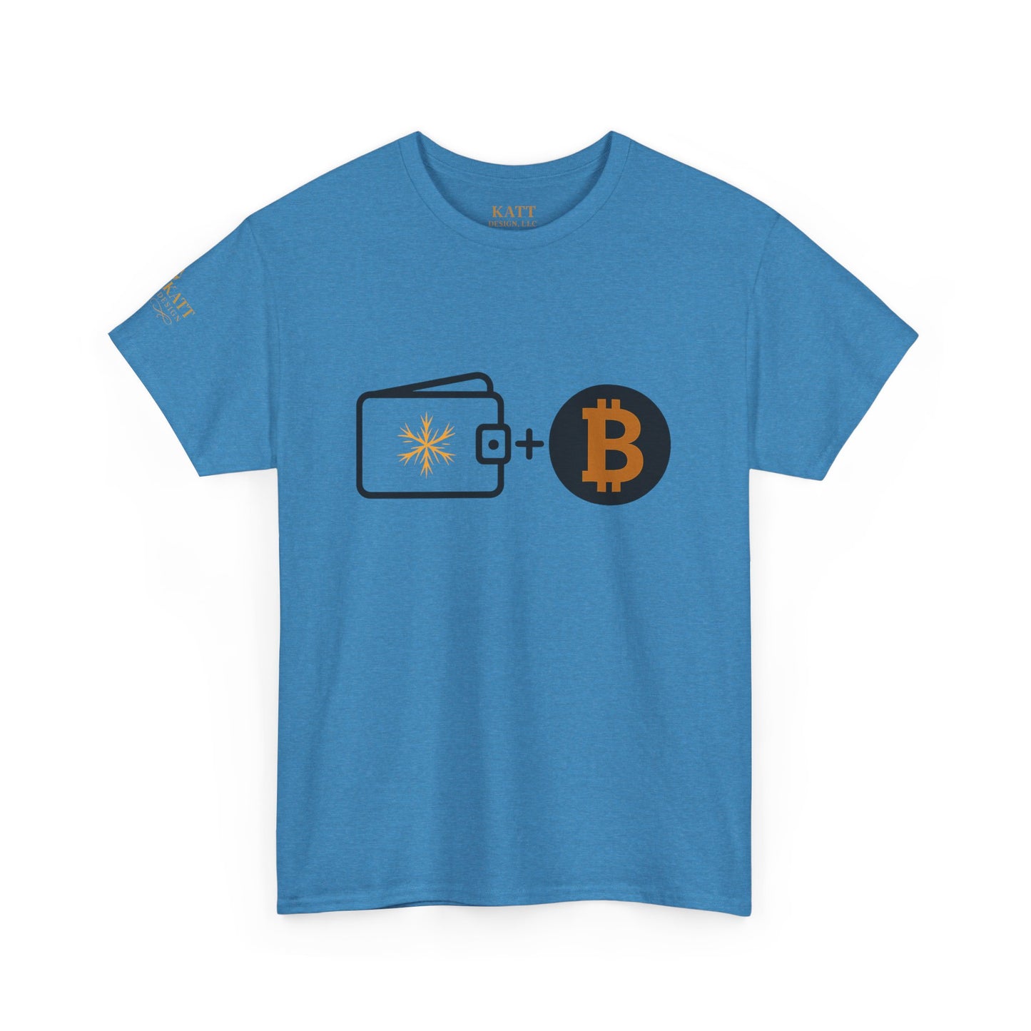Cold Wallet - Bitcoin - Non Deficiam; "I Will Not Fail" - Unisex Heavy Cotton Tee