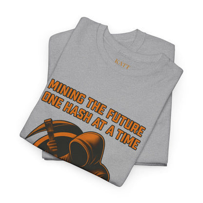 Minería de Bitcoin - Camiseta de algodón grueso Gildan