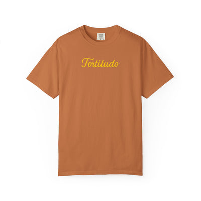 Fortitude - Camiseta teñida "Strength" - Camiseta inspiradora para la comodidad diaria, ideal para regalar y para uso casual.