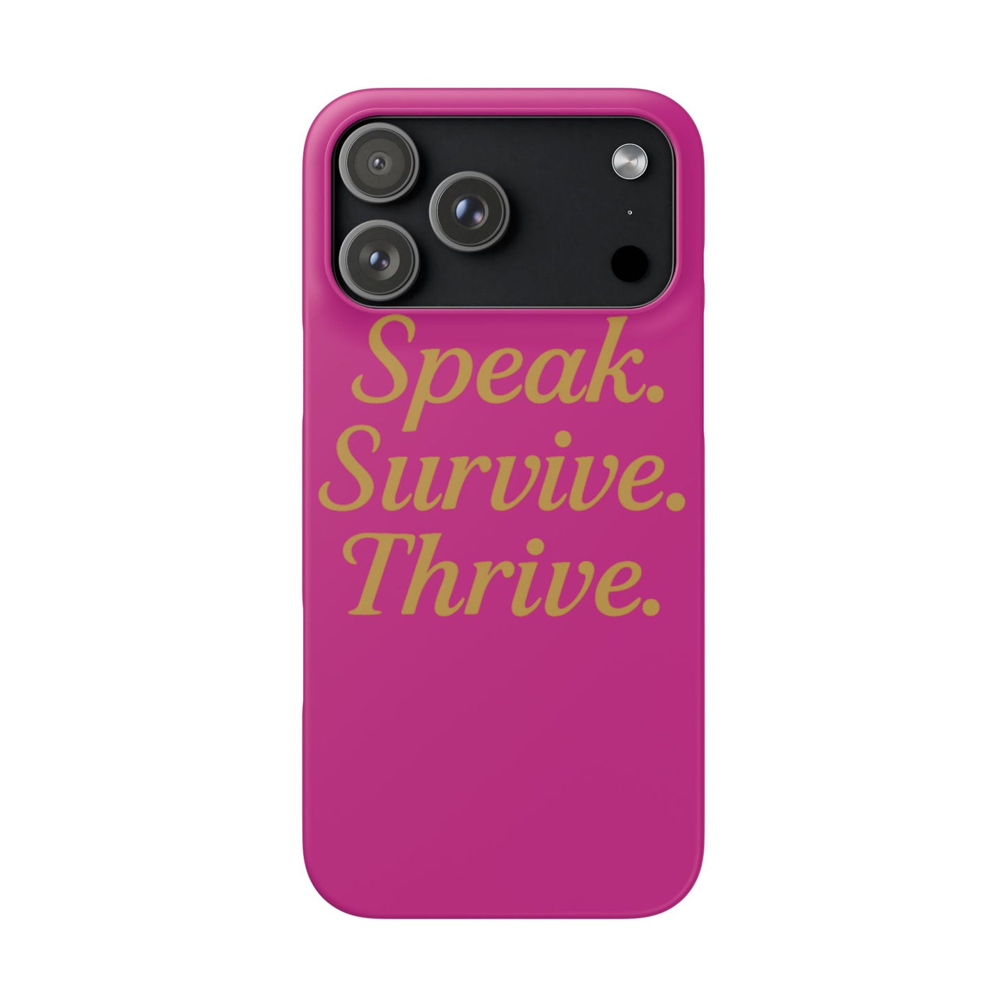 Snap Case for Samsung & iPhone — Find Your Voice Design