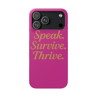 Snap Case for Samsung & iPhone — Find Your Voice Design
