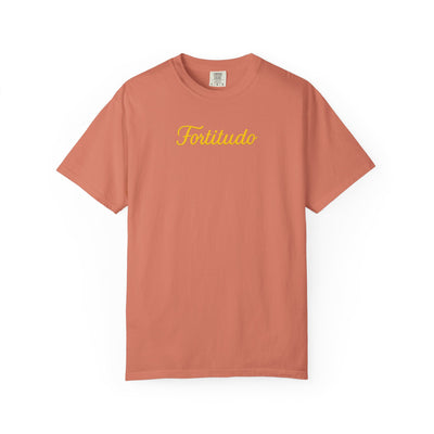 Fortitude - Camiseta teñida "Strength" - Camiseta inspiradora para la comodidad diaria, ideal para regalar y para uso casual.