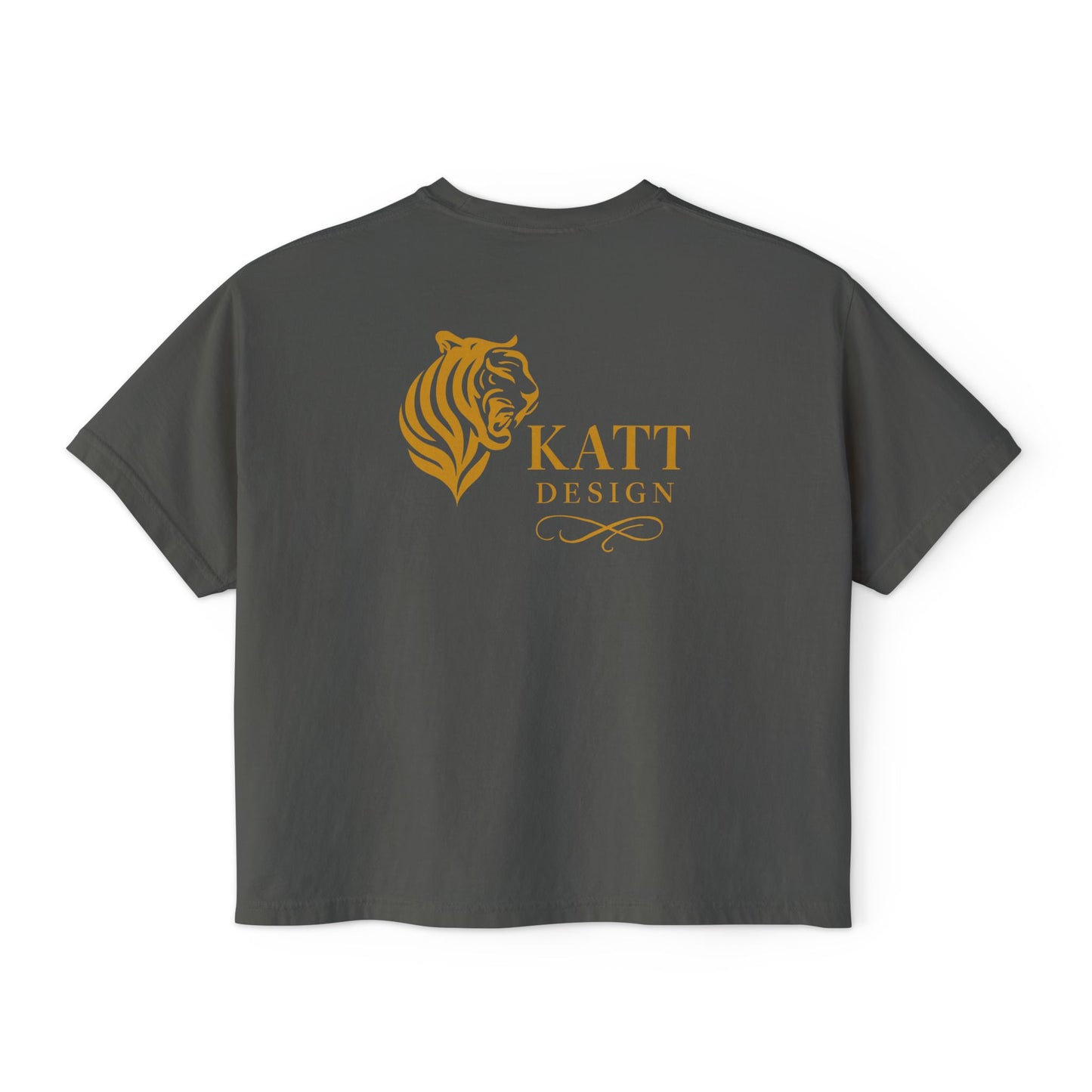 Per Fidem; Through FAITH - Women's Boxy Tee, Inspirational Graphic Tee, Gift, Everyday Wear, Motivational Shirt