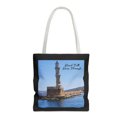 "Stand Tall" Lighthouse - Tote Bag, Eco-Friendly, Stylish Networker
