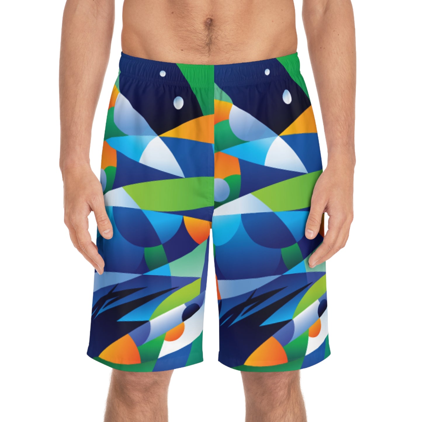 Shorts de tabla vibrantes para hombre para aventuras de verano | Ropa de playa, bañadores, imprescindibles para vacaciones, fiestas en la piscina, diversión navideña 