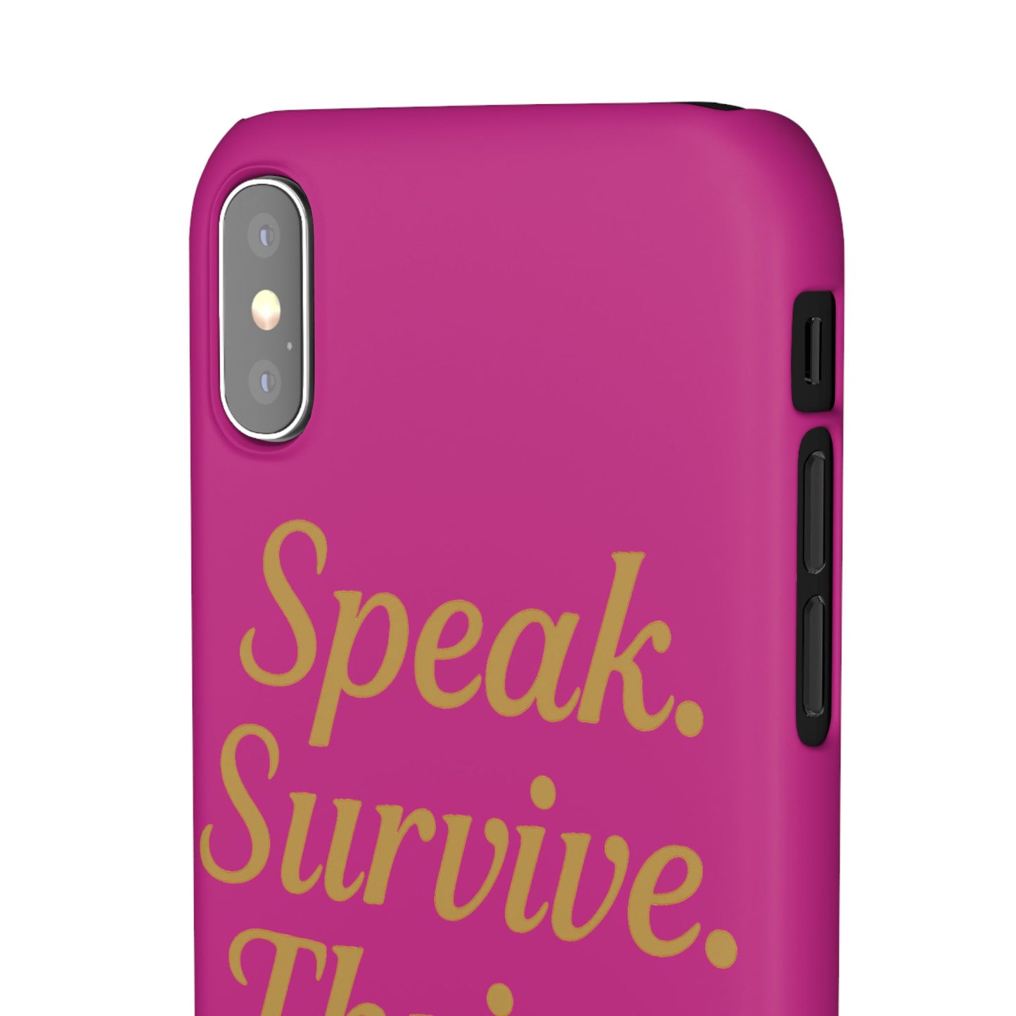 Snap Case for Samsung & iPhone — Find Your Voice Design