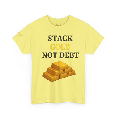 Stack the Gold - Bitcoin - Camiseta unisex de algodón grueso