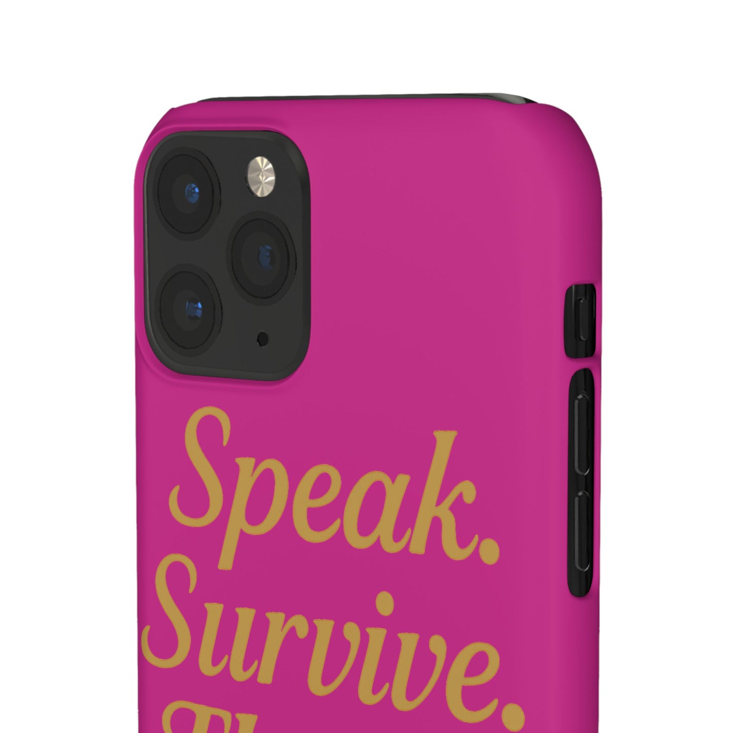 Snap Case for Samsung & iPhone — Find Your Voice Design
