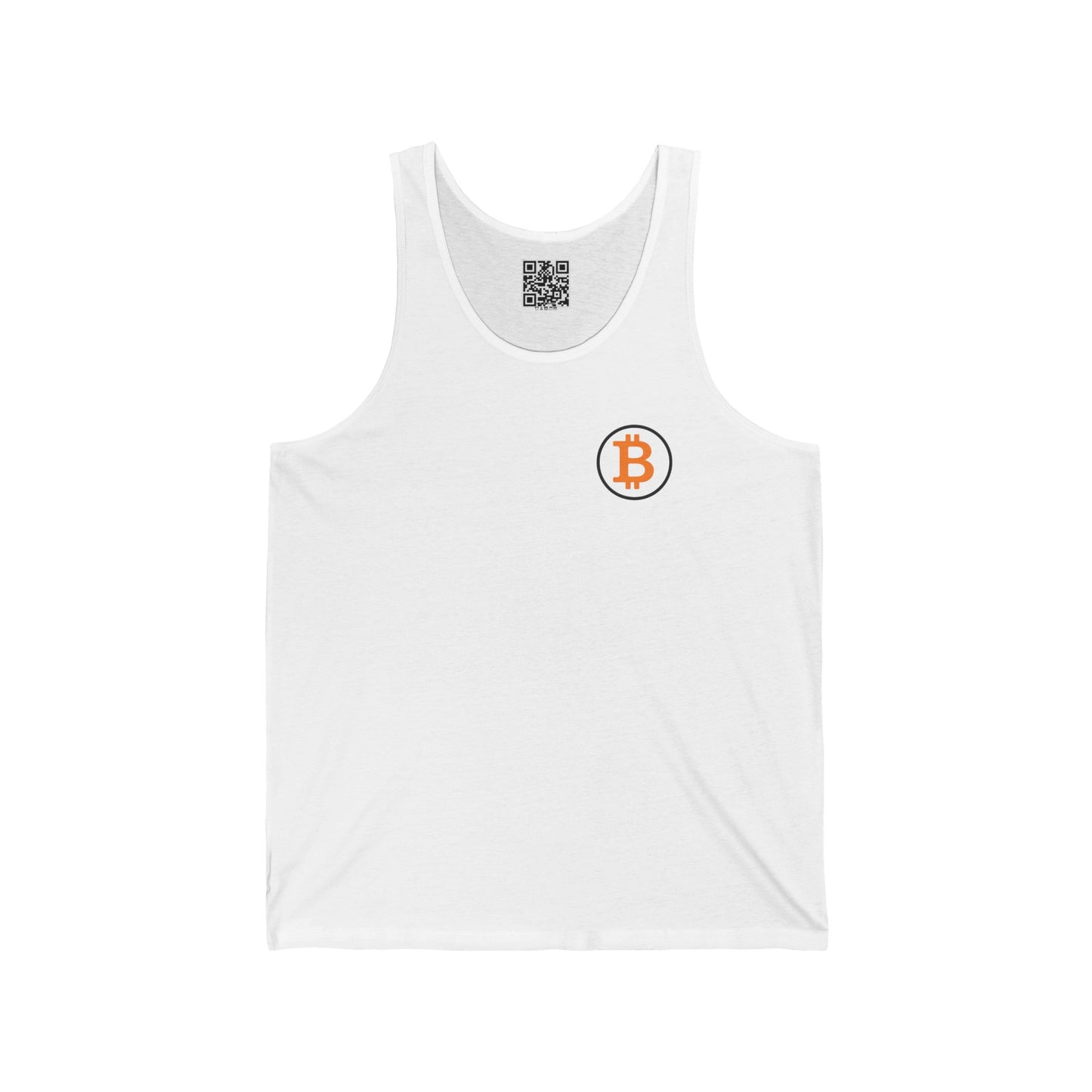 Bitcoin HODL Unisex Jersey Tank - Crypto Enthusiast Top, Summer Wear, Graphic Tee, Gift for Investors, Casual Fitness Shirt