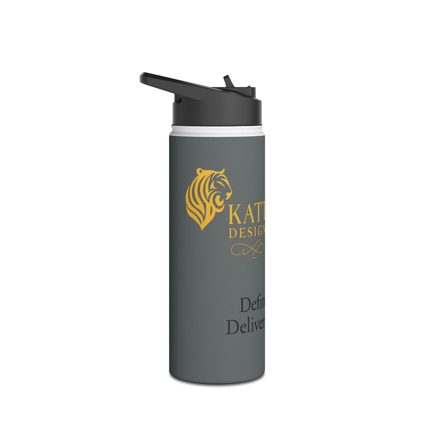 KATT Design, LLC - Inspirational Stainless Steel Water Bottle, Drink Container for Fitness, Gym, Eco-Friendly Gift