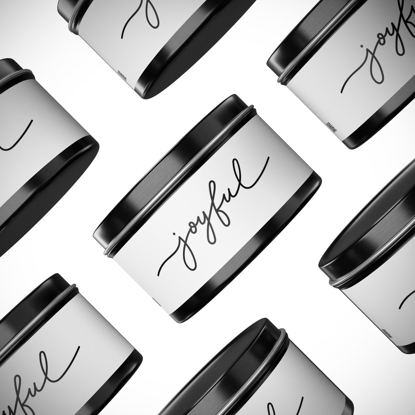 Joyful Tin Candles | Scented Candle Gifts, Home Decor, Relaxation, Spa Night, Selfcare