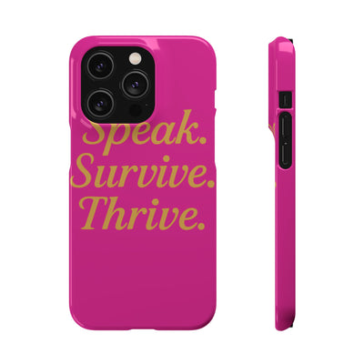 Snap Case for Samsung & iPhone — Find Your Voice Design