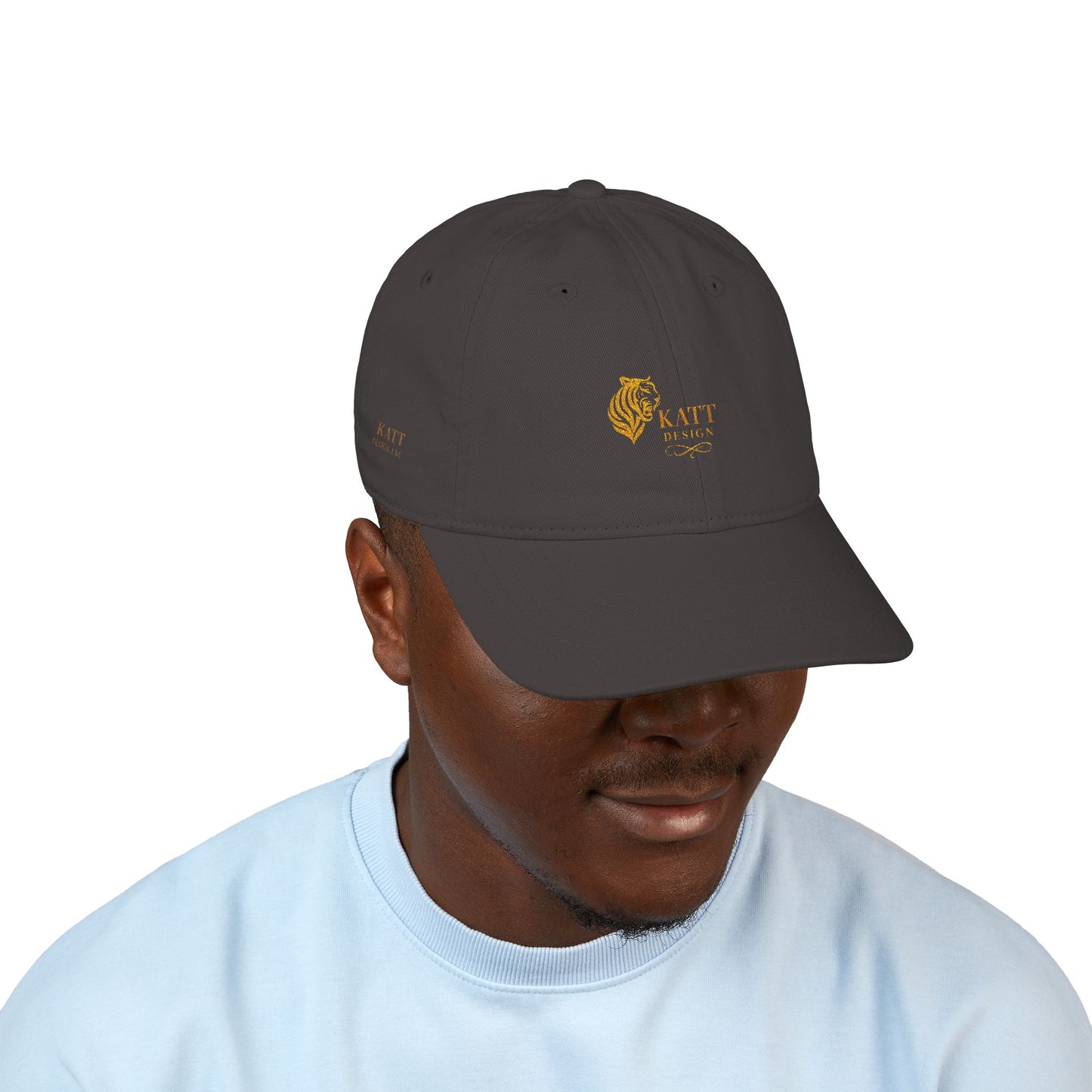 Organic Baseball Cap - KATT Design, LLC - (Embroidery)