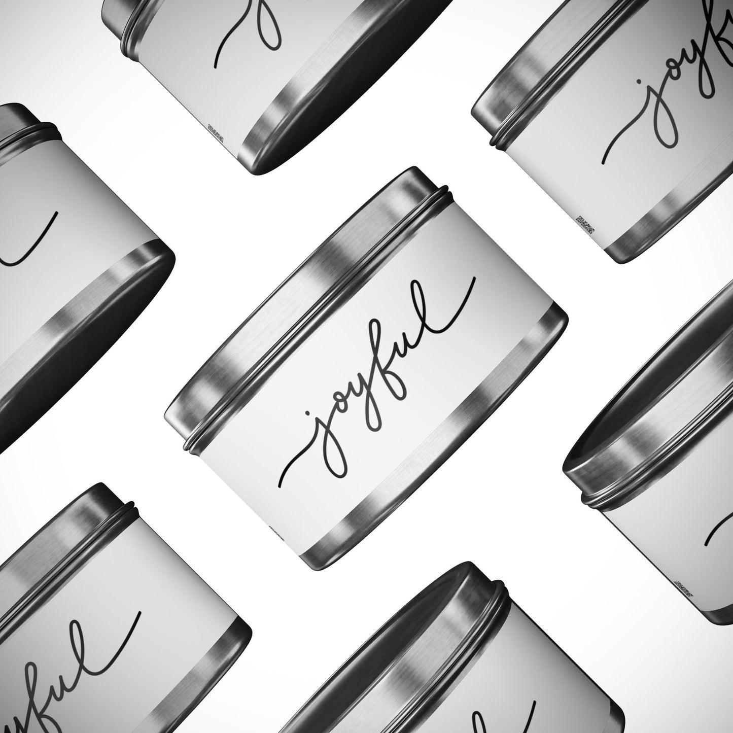 Joyful Tin Candles | Scented Candle Gifts, Home Decor, Relaxation, Spa Night, Selfcare