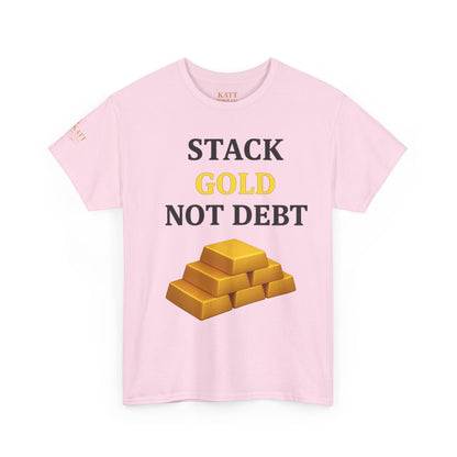 Stack the Gold - Bitcoin - Camiseta unisex de algodón grueso