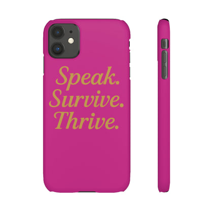 Snap Case for Samsung & iPhone — Find Your Voice Design