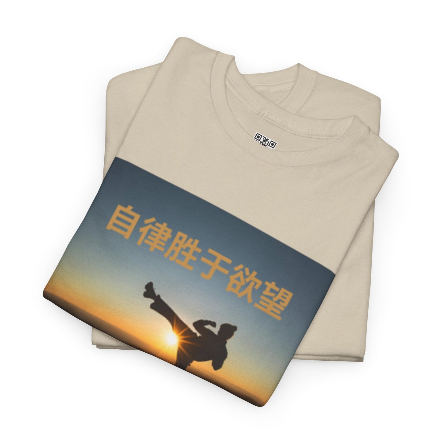 "Discipline Triumphs Over Desire" - Chinese Trendy Tshirt, Gildan 5000 Heavy Cotton Tee