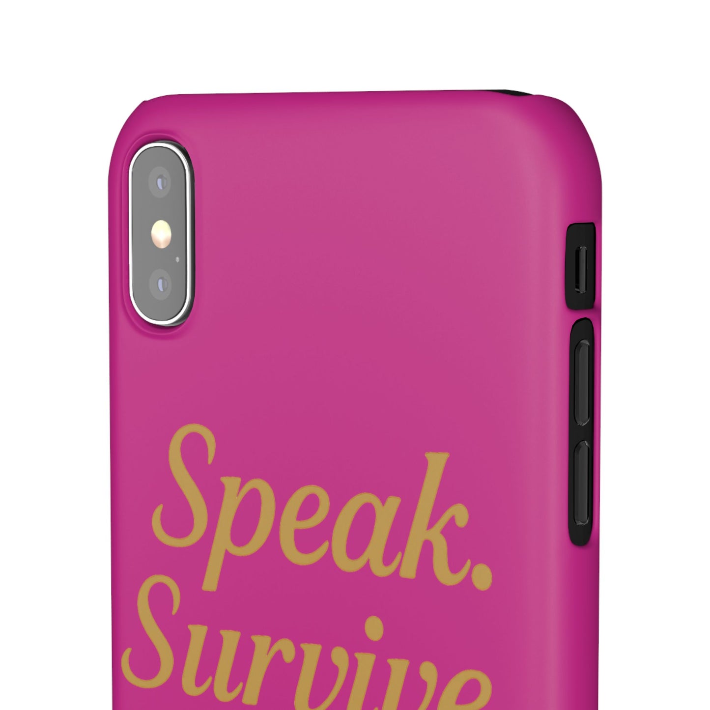 Snap Case for Samsung & iPhone — Find Your Voice Design