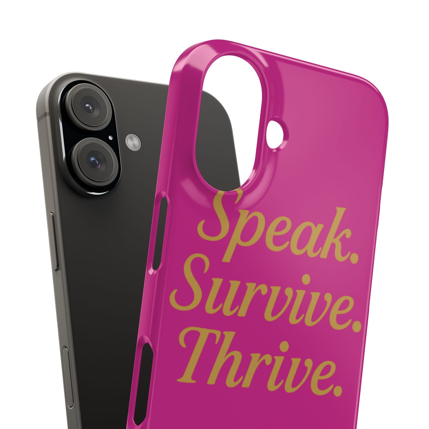 Snap Case for Samsung & iPhone — Find Your Voice Design