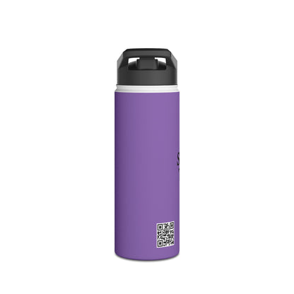 Sobreviviendo a la violencia doméstica: botella de agua de acero inoxidable inspiradora, recipiente para bebida motivacional para fitness, senderismo, gimnasio, viajes, regalo ecológico.