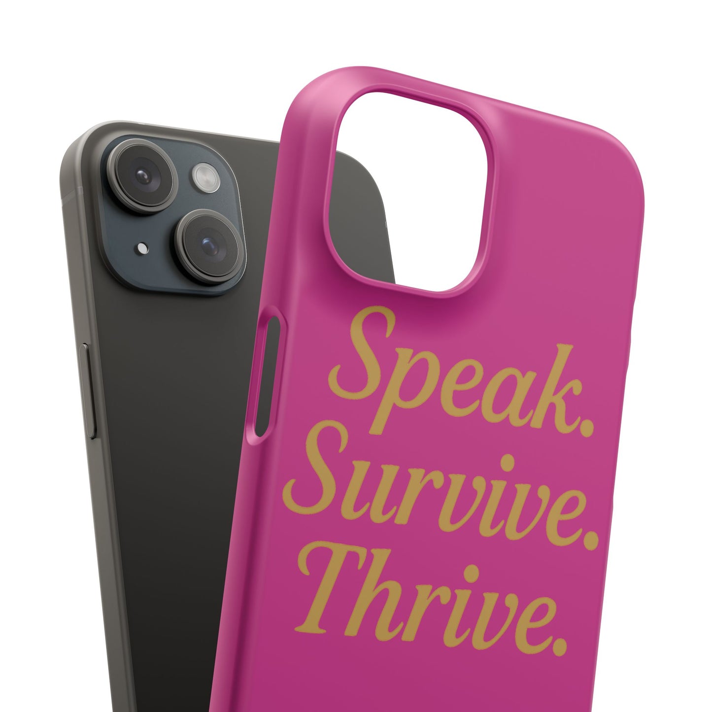 Snap Case for Samsung & iPhone — Find Your Voice Design